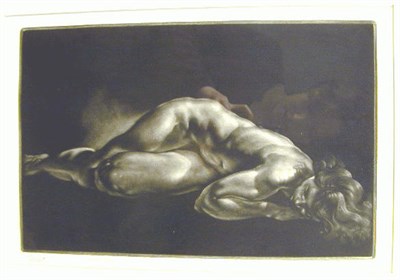 Lot 226 - Reynold Weidenaar PENITENT Mezzotint, signed...