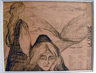 Lot 201 - Edvard Munch PEER GYNT (S.74) Lithograph, 1896,...