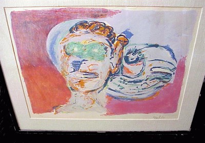 Lot 146 - Karel Appel REGARD VERS L'INFINI Color...