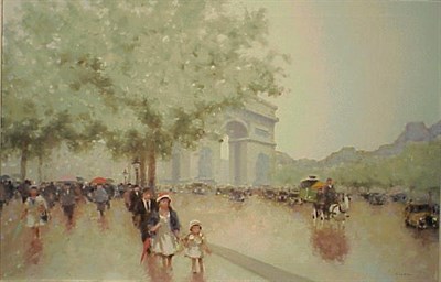 Lot 74 - Andre Gisson French, b. 1910 L' ARC DE...