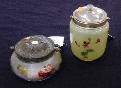 Lot 506 - Group of Four Victorian Silver Plate and Glass...