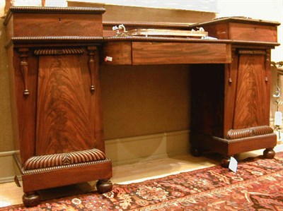 Lot 441 - Regency Mahogany Pedestal Sideboard