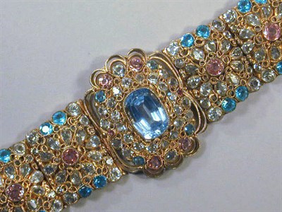 Lot 259 - Hobe Baroque Style Bracelet of Pale...
