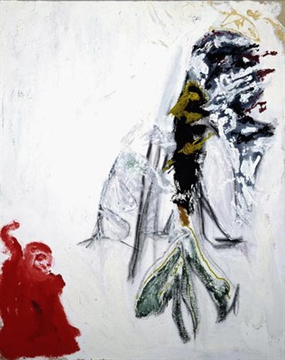 Lot 60 - Don Van Vliet American, b. 1941 SNOW APES...