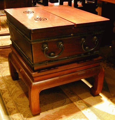 Lot 149 - Pair of Chinese Hardwood End Tables