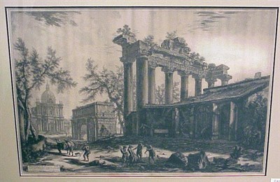 Lot 89 - Giovanni B. Piranesi [ROMAN SCENES] Five...