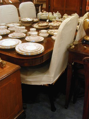 Lot 147 - Set of Six George III Style Mahogany Dining...