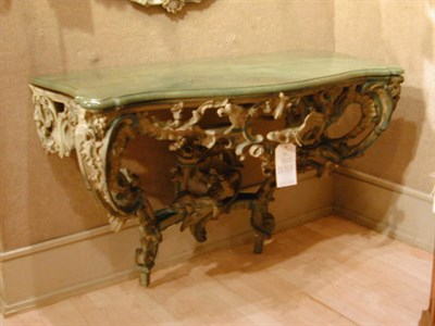 Lot 162 - Rococo Style Painted Console