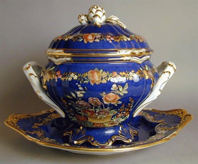 Lot 569 - Spode Porcelain Soup Tureen and Underplate