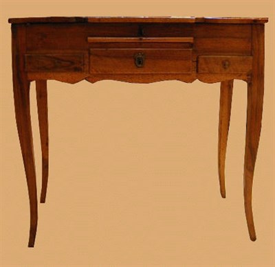 Lot 281 - Provincial Louis XV Style Fruitwood Poudreuse