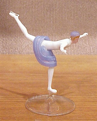Lot 226 - Two Bimini Werkstatte Glass Figures Each...