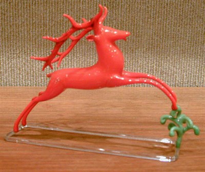 Lot 230 - Bimini Werkstatte Glass Reindeer