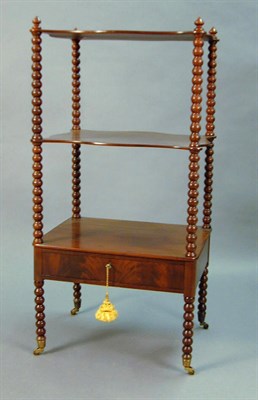Lot 570 - Victorian Mahogany Three-Tier Etagere