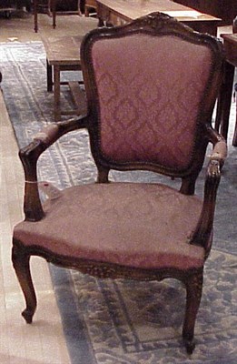 Lot 309 - Pair of Napoleon III Mahogany Upholstered...