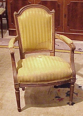 Lot 126 - Louis XV Style Fruitwood Bergere