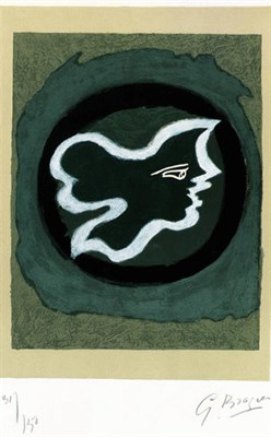 Lot 35 - Georges Braque PROFILE GREC (VALLIER 146)...