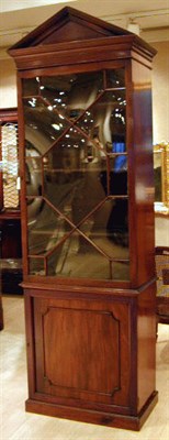 Lot 288 - Pair of George III Style Mahogany Bookcase...