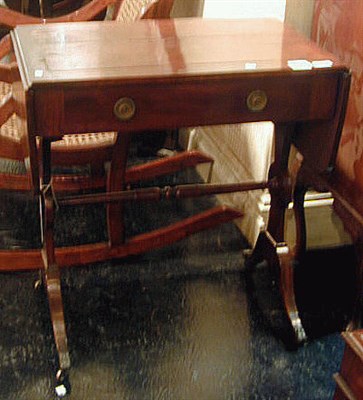 Lot 332 - Regency Style Mahogany Side Table