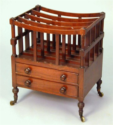 Lot 462 - George III Mahogany Canterbury Early 19th...