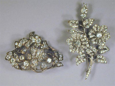 Lot 126 - Two Rhinestone Pins The first German, the...