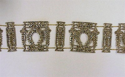 Lot 220 - Cut Steel Choker Necklace Turn of the century...