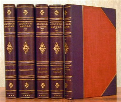 Lot 62A - [BINDING] MOORE, GEORGE The Collected Works 21...