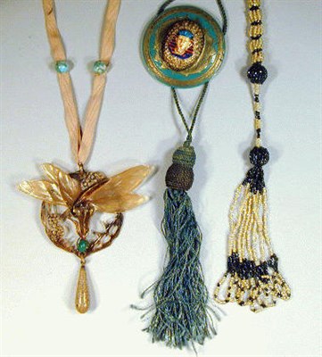 Lot 135 - Group of Art Deco Necklaces Comprising an...