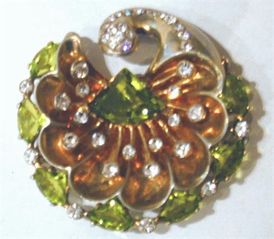 Lot 150 - Eisenburg Fanciful Brooch Gold plated sterling...