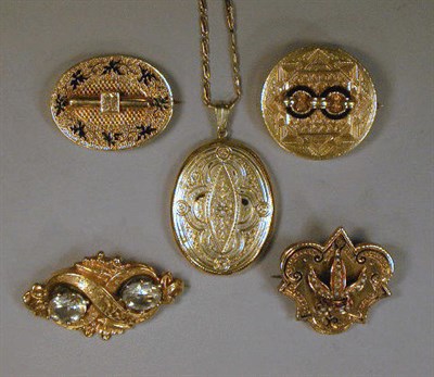 Lot 109 - Lot of Assorted Gold Victorian Jewelry 14 kt....