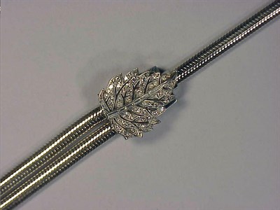 Lot 417 - Lady's Gold and Diamond Cover Wristwatch 14 kt....