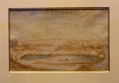 Lot 57 - Italian School 18th Century ROMAN CAMPAGNA...
