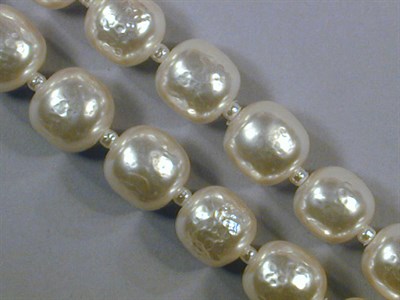 Lot 245 - Miriam Haskell Large Pearls