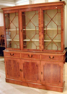 Lot 295 - Georgian Style Yewwood Breakfront