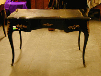 Lot 674 - Napoleon III Gilt-Bronze Mounted Ebonized...