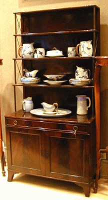 Lot 123 - Regency Style Mahogany Etagere