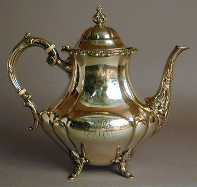 Lot 381 - Reed & Barton Sterling Silver Four-Piece Tea...
