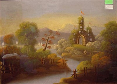 Lot 8 - American School 19th/20th Century RIVER...