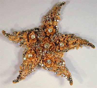 Lot 227 - Miriam Haskell Starfish Pin Delicate...