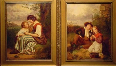 Lot 14 - British School 19th Century FIRST LOVE and TO...