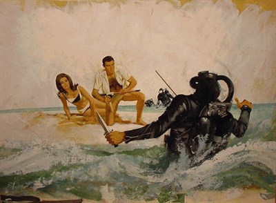 Lot 130 - Attributed to Robert E. McGinnis SEAN CONNERY...