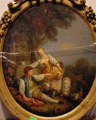 Lot 13 - After Francois Boucher PICNIC BY THE FOUNTAIN...