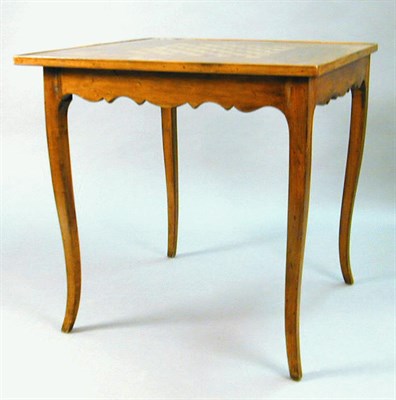 Lot 306 - Provincial Louis XV Style Mahogany Game Table