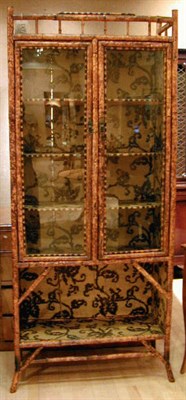 Lot 297 - Victorian Bamboo Cabinet