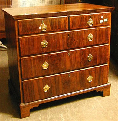 Lot 392 - George II Walnut Chest of Drawers The...