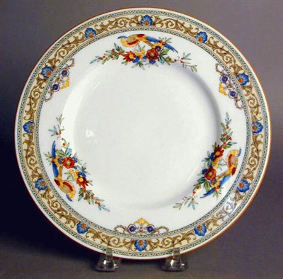 Lot 191 - Twelve Minton Porcelain Dessert Plates and...