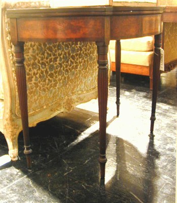 Lot 177 - Regency Style Mahogany Game Table