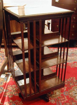 Lot 181 - English Oak Revolving Bookcase