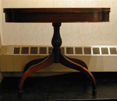 Lot 559 - Regency Style Mahogany Game Table