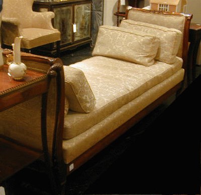 Lot 196 - Louis XV Style Fruitwood Day Bed