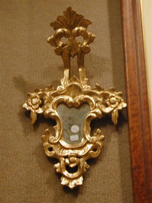 Lot 214 - Pair of Rococo Style Gilt-Wood Cartouche-Form...